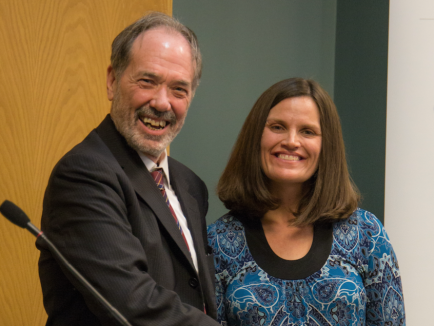 Dr. Getrich and Dean McIntosh