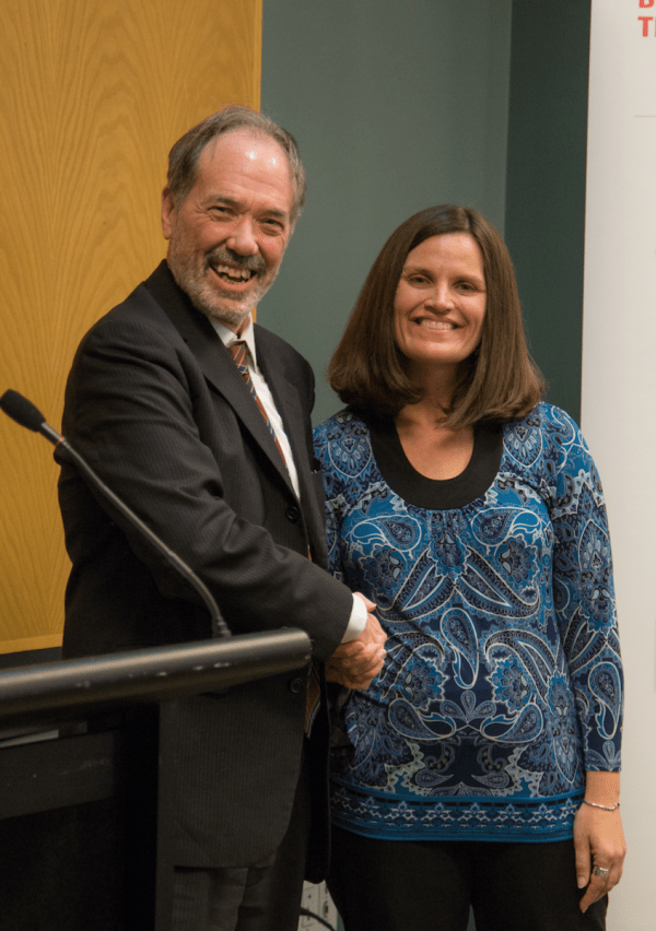 Dr. Getrich and Dean McIntosh 